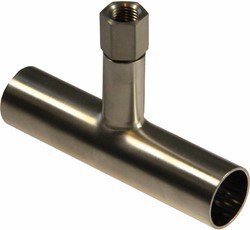 Hengesbach T-piece with welded-in protect sleeve T-06402XXX(390068), T-06402XXX(390068) 26.9