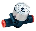 Räumungsverkauf Metallarbeitslinie On Line Man-L 6-6 Manometer L, 9067016