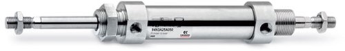 Camozzi Minizylinder aus rostfreiem Stahl, Bohrung 25 mm, Hub 60 mm, 94N3A25A060