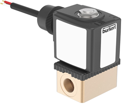 Burkert Type 6013, Art. 350627 Plunger solenoid valve direct acting 2/2 - A - normally closed - inlet port 1 (P/NC)