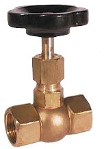 Naaldafsluiter 1/4 , PN100, Fig.110-MS Messing, 10110021 Ebora