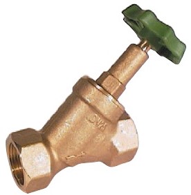 Angle seat valve 1 , PN16, brass / NBR-EPDM