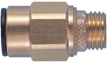 John Guest 10Mm X 3/8 Bsp Str. Adaptor, RM011013