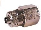 Straight D06-G1/4 pneumatic fittings, brass nickel-plated