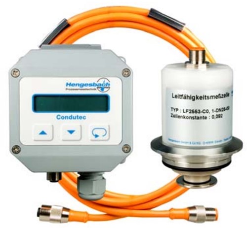 Hengesbach Konduktives Leitfähigkeitsmess gerät mit DIN11864 anschluss, A-CONDUTEC_G_AS2_05SH4