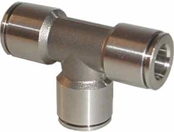 Ebora RVS T- Insteekkoppeling, EBSTX 05 12