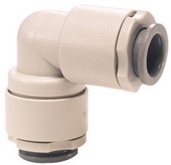 John Guest 3/8 -5/16Ss Dbl Elb Connt, SI401210S