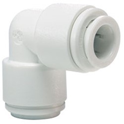 John Guest 1/4      Union Elbow White Body, CI0308W