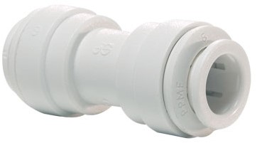 John Guest 1/2"" Equal Straight Connector, PP0416W
