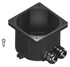 Uitverkoop FIP FLS Wand montage kit met omvormer 110/230VAC naar 24 VDC, F9.KW2