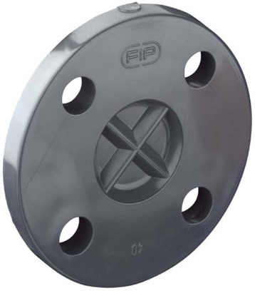 FIP BLIND FLANGE ISO SOCKET D63 PVCU ( 1RFC163000 ), FCV063