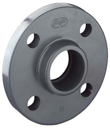 FIP FIXED FLANGE ISO SOCKET D50 PVCU, FDV050