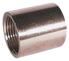 Socket 3/8 (DIN2999) stainless steel 1.4408, machined