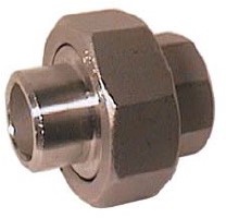 Driedelige Koppeling DN15 - 1/2, RVS1.4408, FG5223 Ebora