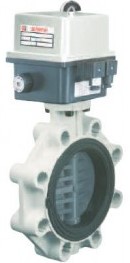 FIP FK BUTT.FLY DIN-ANSI D63 PVCU FKM ELECTR. ACTUATED 90-240V AC, FKOVEM063F