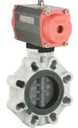 FIP PP Vlinderklep FKOM EPDM d50 pneumatisch normaal gesloten, FKOMNC050E