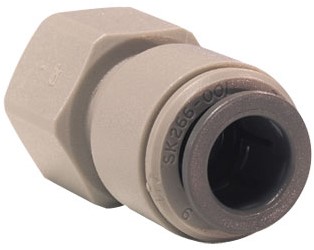 John Guest 3/8 X1/4 Fl Female Adapt, PI4512F4S