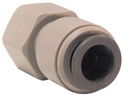 John Guest 3/8 X 1/2 Un Female Adaptor, PI4512C5S