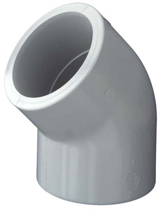 FIP ELBOW 45° ISO SOCKET D50 PVCC, HIC050