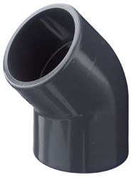 FIP ELBOW 45° ISO SOCKET D40 PVCU, HIV040