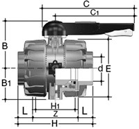 ABS/EPDM VKD EPDM d16-3