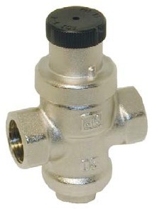 Pressure reducer 1/2 , brass / NBR Input to 15bar, output 1-4bar
