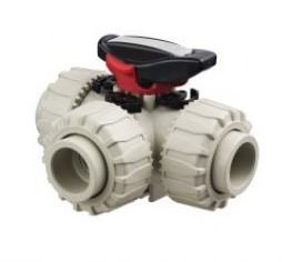 FIP TKD 3WAY-T ISO SOCKET D32 PPH EPDM, TKDIM032E