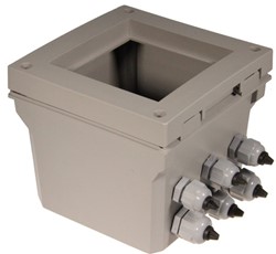 FIP FLS Wandmontage kit met omvormer 110/230VAC naar 24 VDC, M9.KW2