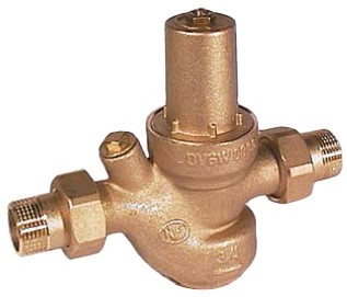 Druckminderer 1/2, PN16, DVGW, Messing, Eingangsdruck: max. 16bar, Ausgangsdruck: 1.5-6bar