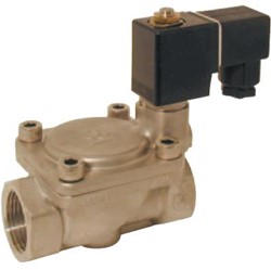 Magnetventil G3/8 24VDCVA/NBR servo NC<br>Druckbereich: 0,5-20 bar, EBMEMG2S322243010