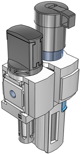 Festo 531030, MSB6-AGC:C4:J4:F3-WP MSB6 Luchtverzorging MSB6-AGC:C4:J4:F3-WP
