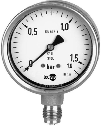 Uitverkoop Tecsis Manometer 0..4 bar, P2325B073001