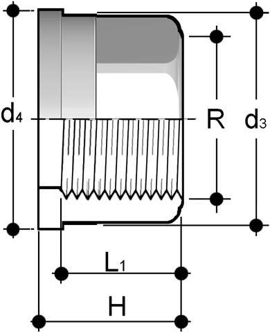 FIP COL.FIL.FEM.3/8G  INOXA316L A10972, QBFX038-2