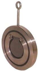 Check valve DN150, PN16 Galvanized steel / FKM