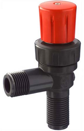 FIP RM COCK BSP THR 1/2 PVCU EPDM, RMRV012E