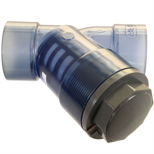 FIP PVC Filter transparant RVIT EPDM lijmmof d75, RVIT075E