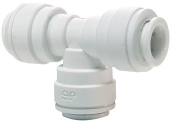 John Guest 3/8Run X 3/8Run X 1/4Branch Pp Reducing, PP30121208W