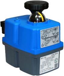 J+J Elektroschwenkantrieb 20 Nm (25Nm) Blau Offen/Zu, S4C400109