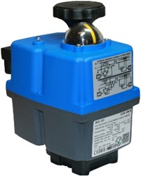 J+J Electric actuator J4C-S85 85 Nm, 24-240 V AC/DC, open/close, blue, S4C400409