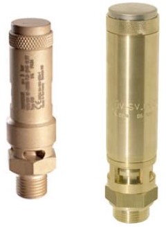 Sicherheitsventil 1, frei abblasend, Messing/FKM, abblasend bei