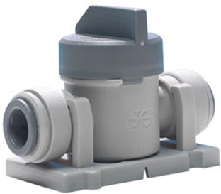 John Guest 3/8"" Shut Off Valve Kit- Short, PISV04KIT-SH