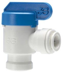 John Guest 1/4"" X 1/4"" Female Npt Shut Off Valve, P, PPSV500822W