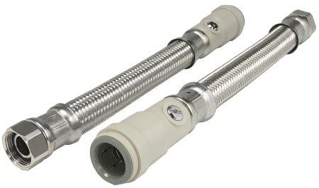 John Guest 22Mm X 3/4 Bsp 300Mm Sv Hose, FLX39-H