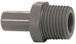 John Guest 1/4 X1/8 Stem Adapt Bspt, PI050801S