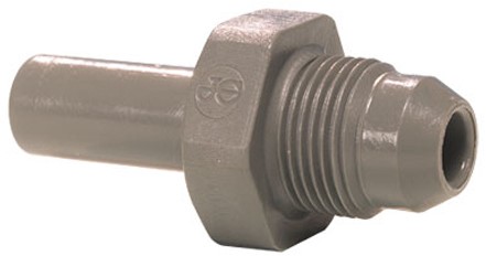 John Guest 3/8"" X 1/2 Bswstem Adaptor, PI0512E5S