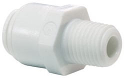 John Guest 3/8 X1/4 Male Connec White Body, CI011222W
