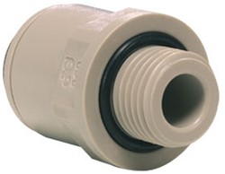 John Guest 3/8 X 3/8 Bsp Male Connector, PI011213S