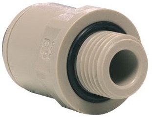 John Guest 3/8 X 3/8 Bsp Male Connector, PI011213S