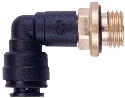 John Guest 6Mm  X 1/8 Bsp  Swivel Elbow, MM090611