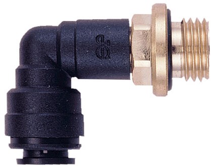 John Guest 6Mm  X 1/8 Bsp  Swivel Elbow, MM090611